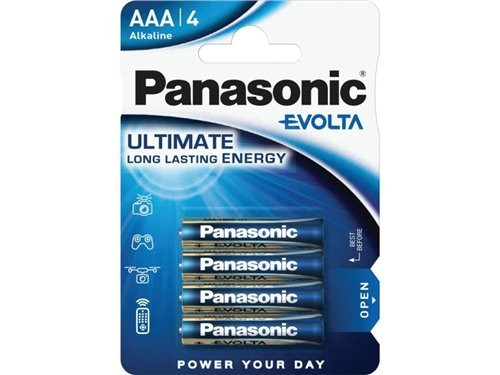 Mikro batéria Panasonic Evolta AAA LR03 B4