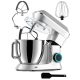 Kuchynský robot Planetárny mixér 2200W Silver Silver