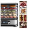 Dehydrátor potravín na huby, zeleninu a ovocie 450 W inox