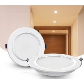   3W okrúhly zapustený LED stropný panel - 252lm, 4200K neutrálna biela, O83mm, I