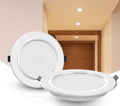 3W okrúhly zapustený LED stropný panel - 252lm, 4200K neutrálna biela, O83mm, I