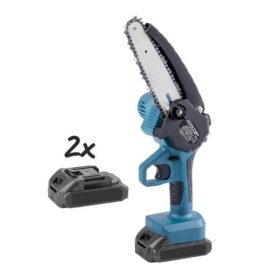   Akkumulátoros láncfűrész olajzásos, kofferbe + 2 db akkumulátor