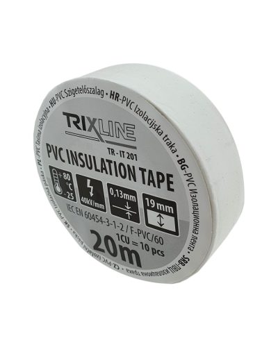 TR-IT 201 PVC izolačná páska 20 m - biela