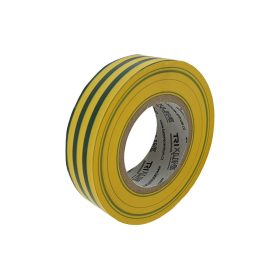 TR-IT 206 PVC izolačná páska 20 m - zeleno-žltá