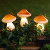 LED solárna dekoratívna hríbová lampa - IP44 Vodotesný solárny vonkajší svet DS006