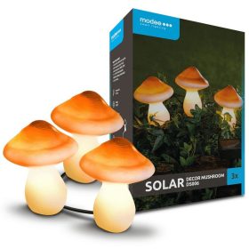   LED solárna dekoratívna hríbová lampa - IP44 Vodotesný solárny vonkajší svet DS006