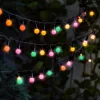 Napelemes kerti lampion LED függeszthető dekor szolár lámpa, 50 led, IP44, 7,9m