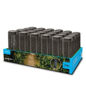   LED solárne solárne zapustené svietidlo GS007 (31cm) (24ks/displej)