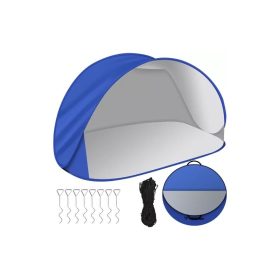   Plážový stan, pop-up, skladacia markíza, slnečná clona s UV ochranou, 220x120x