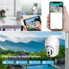 Vonkajšia WiFi kamera 1080P, vodotesná, otočná a s pohybovým senzorom