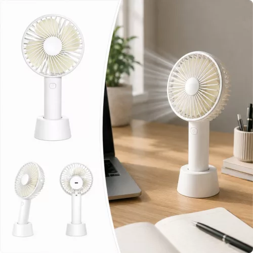 Ventilátor Kézi és asztali tölthető akkus ventilátor