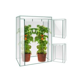   Mini fóliový stan, skleník, balkónový skleník, na pestovanie rastlín, 150x103x52 cm