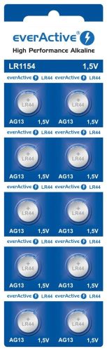 EverActive AG13 / LR44 Alkalický knoflíkový článok B10