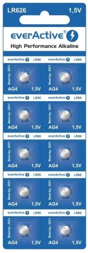 EverActive AG4 / LR626,177 / LR66 Alkalický knoflíkový článok B10