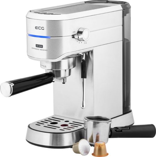 Espresso kávovar - nespresso s adaptérom na kapsule, parná tryska inox ESP 20501
