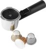 Espresso kávovar - nespresso s adaptérom na kapsule, parná tryska inox ESP 20501