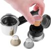 Espresso kávovar - nespresso s adaptérom na kapsule, parná tryska inox ESP 20501