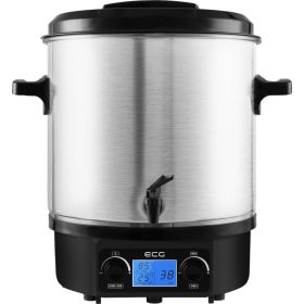   Digitálny varný a ohrievací hrniec, 27 l, 1800 W, nerezová oceľ, vypúšťací kohútik
