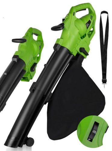 Elektromos lombszívó és lombfúvó 3 az 1-ben - 3500W, 270 km/h, aprító funkcióval