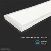 40W LED panel 2 v 1 1200x300 mm s možnosťou montáže na stenu s integrovaným ovládačom, 4000K