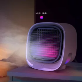   Mini prenosný klimatizačný ventilátor Multifunkčný zvlhčovač vzduchu Čistič USB
