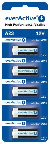 Alarmová batéria EverActive A23 (MN21, 23A) alkalická batéria 12V B5