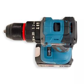   Akumulátorová súprava príklepovej vŕtačky a skrutkovača HITMAN s príslušenstvom + 2 ks 62V Li-ion batérie