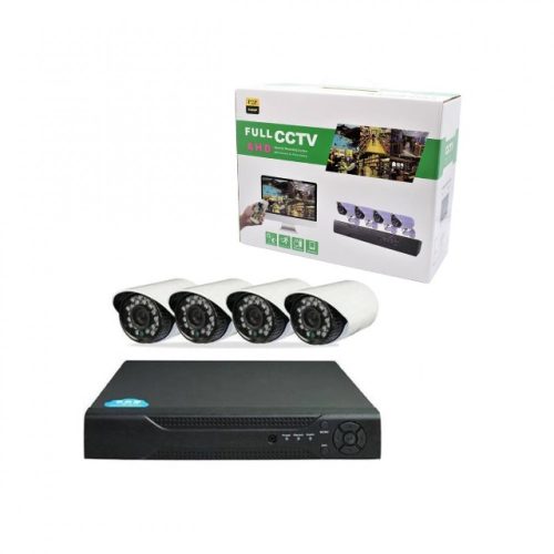 Full AHD CCTV 4 kamery kompletný bezpečnostný dohľadový systém Full HD