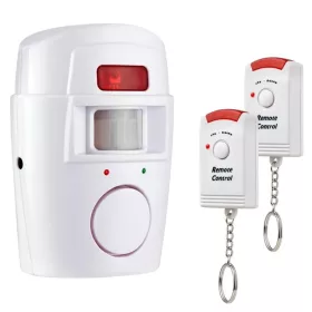   Bezdrôtový alarm so snímačom pohybu s 2 diaľkovými ovládačmi