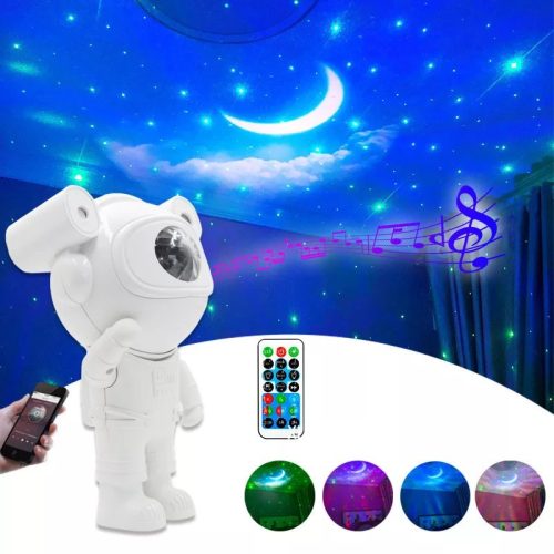 Astronaut Galaxy Sky Sky Projector Hviezdny projektor Astronaut LED lampa
