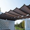 Sieť proti oslneniu, proti vnikaniu, tieniaca sieť, čiernohnedá farba 1,5 x 25 m
