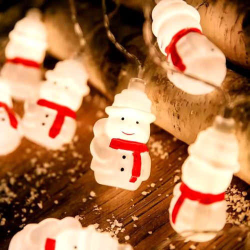 Modee Vianočné LED žiarovky plastové C1012 (10LED/1,35m/15cm) teplé