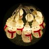 Modee Vianočné LED žiarovky plastové C1012 (10LED/1,35m/15cm) teplé