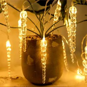   Vianočný LED žiarovka plastová teplá biela Elemes C2013 (20LED/2,85m/15cm)