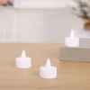 LED teamécses, gyertya, meleg fehér, gombelemmel