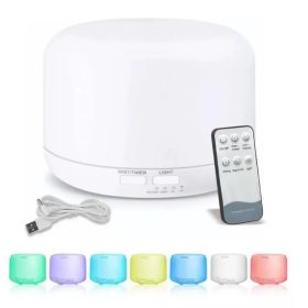   RGB aromaterapeutický odparovač, ultrazvukový zvlhčovač vzduchu, diaľkové ovládanie 300 ml