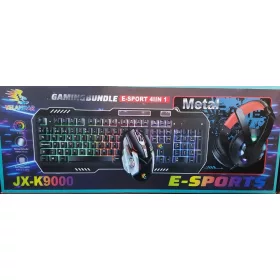   Gamer Set Klávesnica Myš Podložka pod myš Headset RGB light
