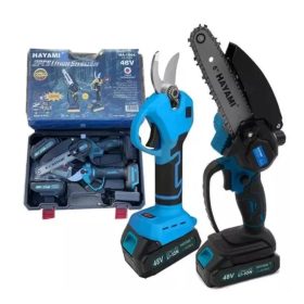   Elektrické nožnice a reťazová píla - skutočný hrdina záhrady