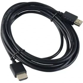 EARLDOM ET-W24 HDMI kábel pozlátený 2 metre - čierny