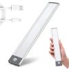 Senzor pohybu LED lampa kuchynská dobíjateľná, prírodná biela Magnetické upevnenie