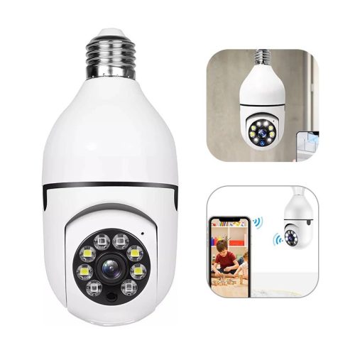 Smart IP panoramatická kamera WiFi so zásuvkou E27