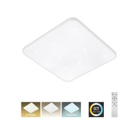   Nastaviteľné CCT 36W Moderné stropné svietidlo 43x43 cm FLORA TR-604S LED