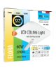 LED stropné svietidlo TR-605S - FLORA 60W 5700lm 53x53cm CCT + diaľkové ovládanie