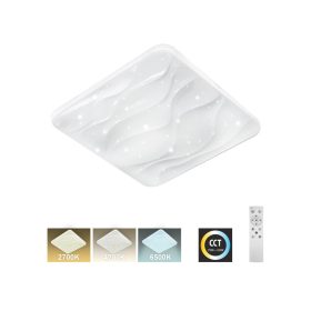   LED stropné svietidlo TR-609S - NERIS 36W 3420lm 43x43cm CCT + diaľkové ovládanie