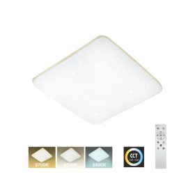   LED stropné svietidlo TR-614S - MANA 36W 3420lm 43x43cm CCT + diaľkové ovládanie