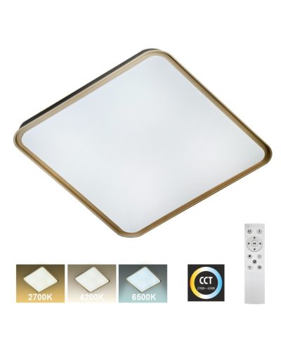 UNA 60W LED stropné svietidlo - 5700lm, 50x50cm, nastaviteľný CCT (2700K-6500K)
