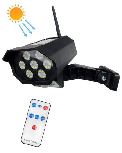 Solárne LED svetlo - bezpečnostné osvetlenie so snímačom pohybu Falošná CCTV kamera