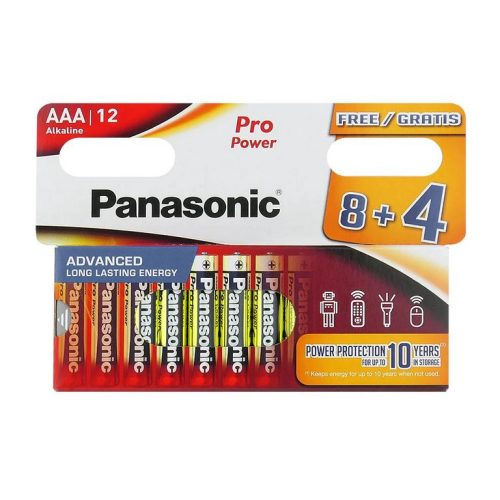 Panasonic Pro power LR03 AAA Tužka s dlhou životnosťou B8+4