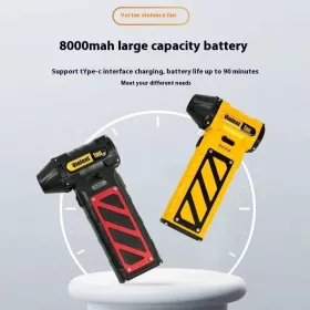   Vysoko výkonný elektrický turbo ventilátor a vysávač - 8000mAh 110000RPM