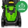 Elektrická kosačka M3500W - 30L zberný kôš na trávu, 3 výšky kosenia, Turbo Eco